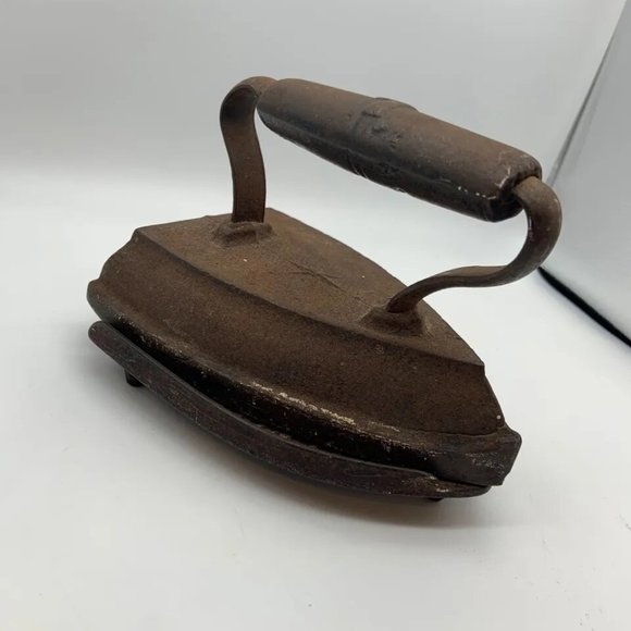 Antique Colebrookdale Iron Co. Pottstown PA Old Fashioned Iron and Base - Picture 4 of 11